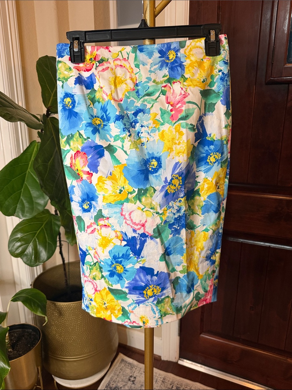 Polo Ralph Lauren Floral Pencil Skirt in Multicolor Size 0